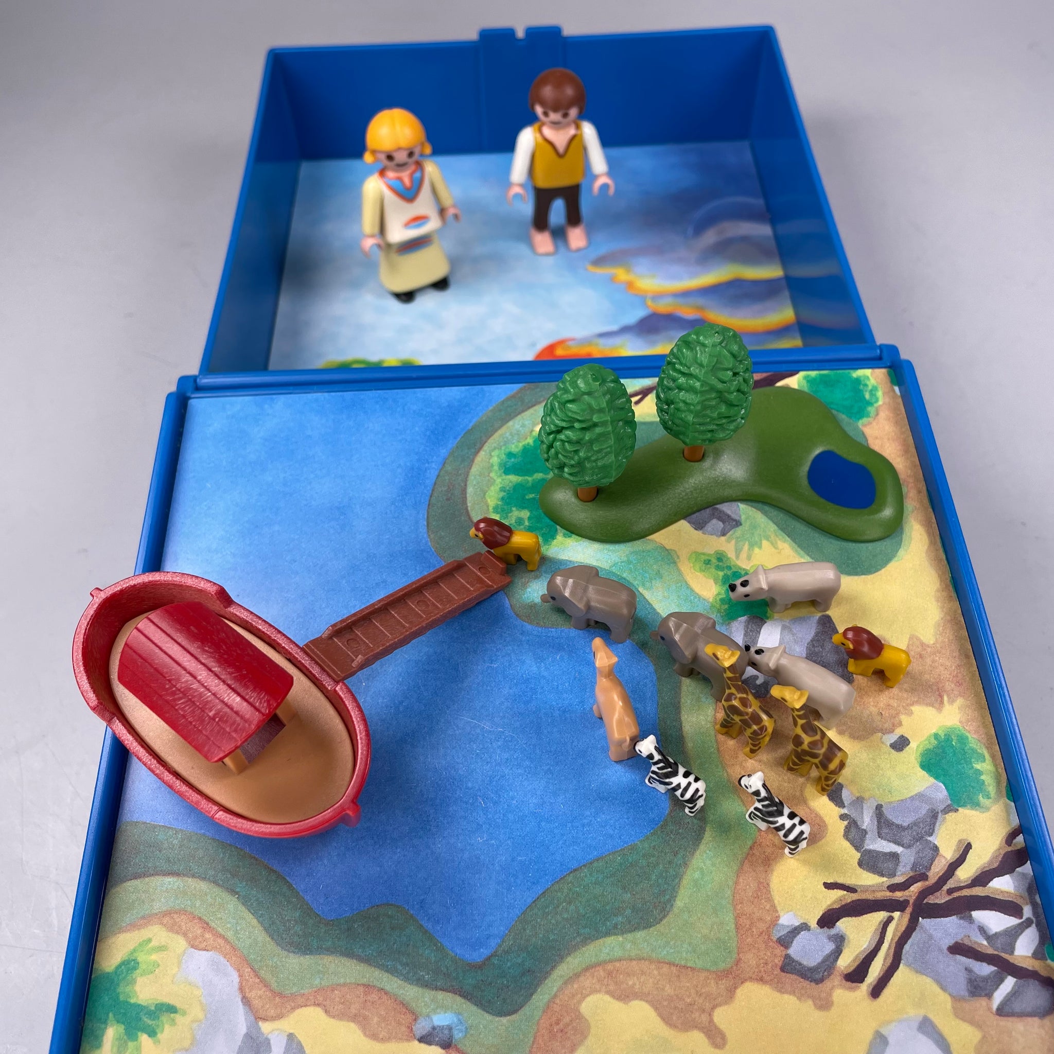 Playmobil Arche Noah, Spielbox Mircowelt magnetisch