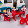 Playmobil 70088 Familien-Wohnmobil mit Figuren und Campingmöbeln