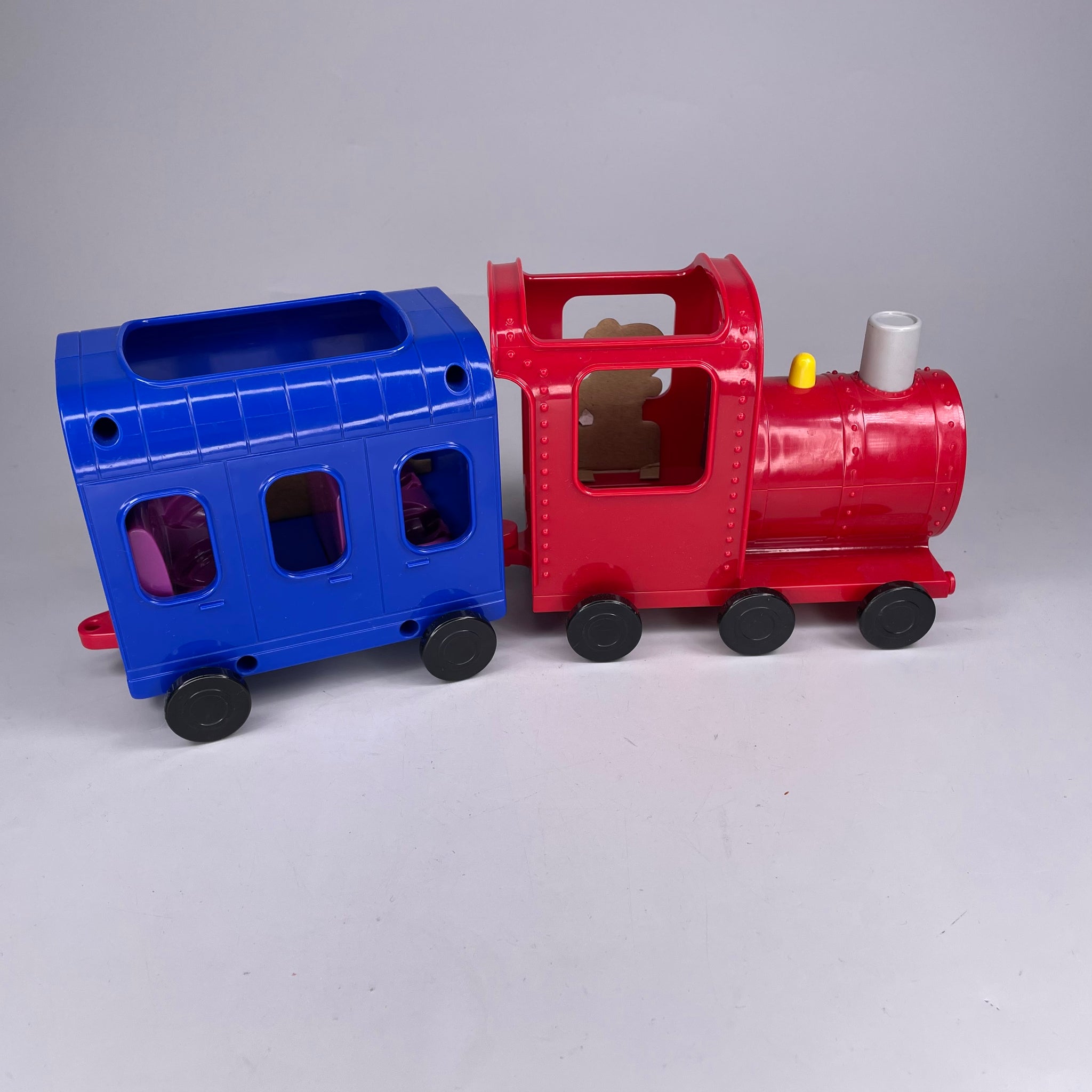Peppa Pig Peppa Wutz, Pig Bahn / Train rot, blau