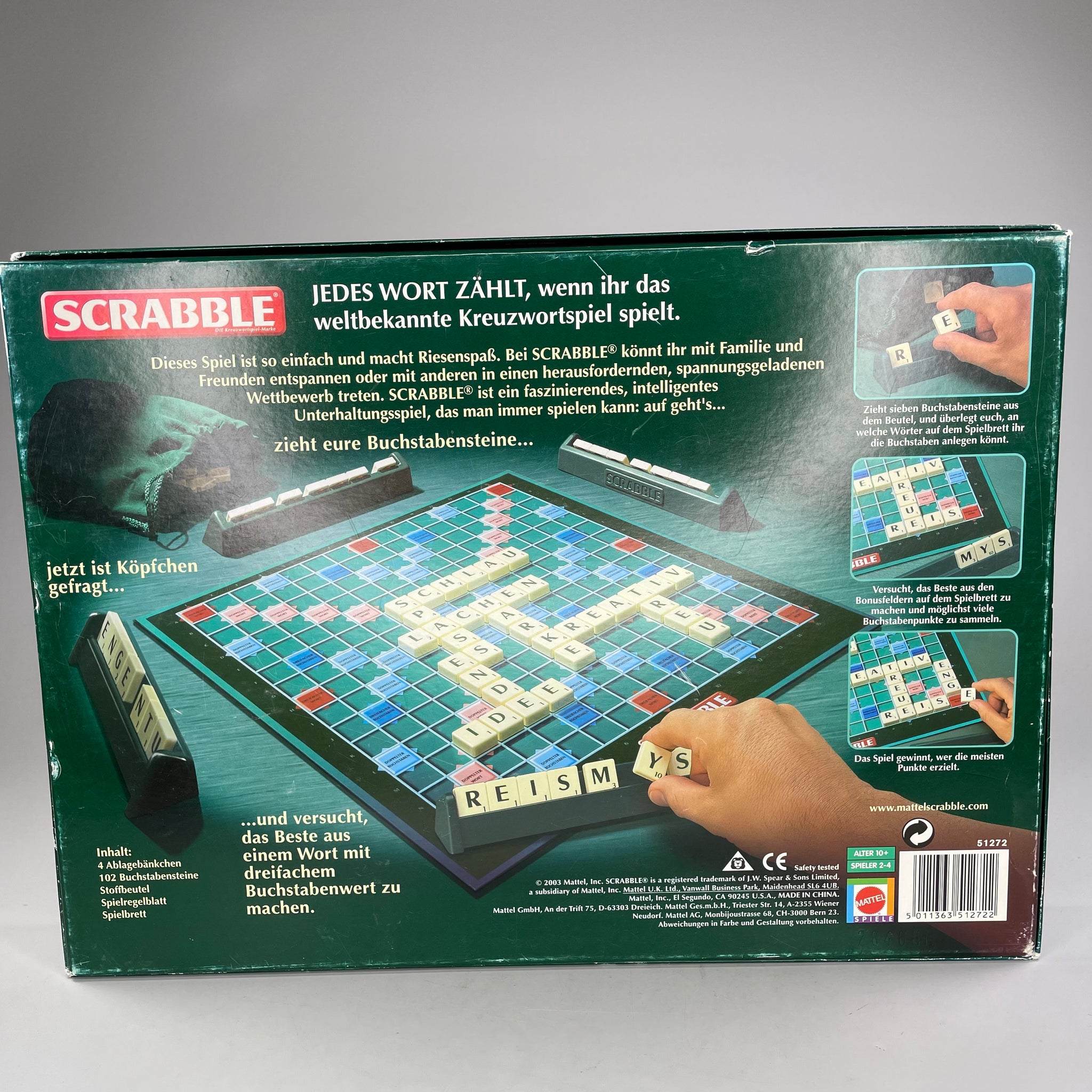 GreenCircle Gesellschaftsspiel Scrabble, Mattel –