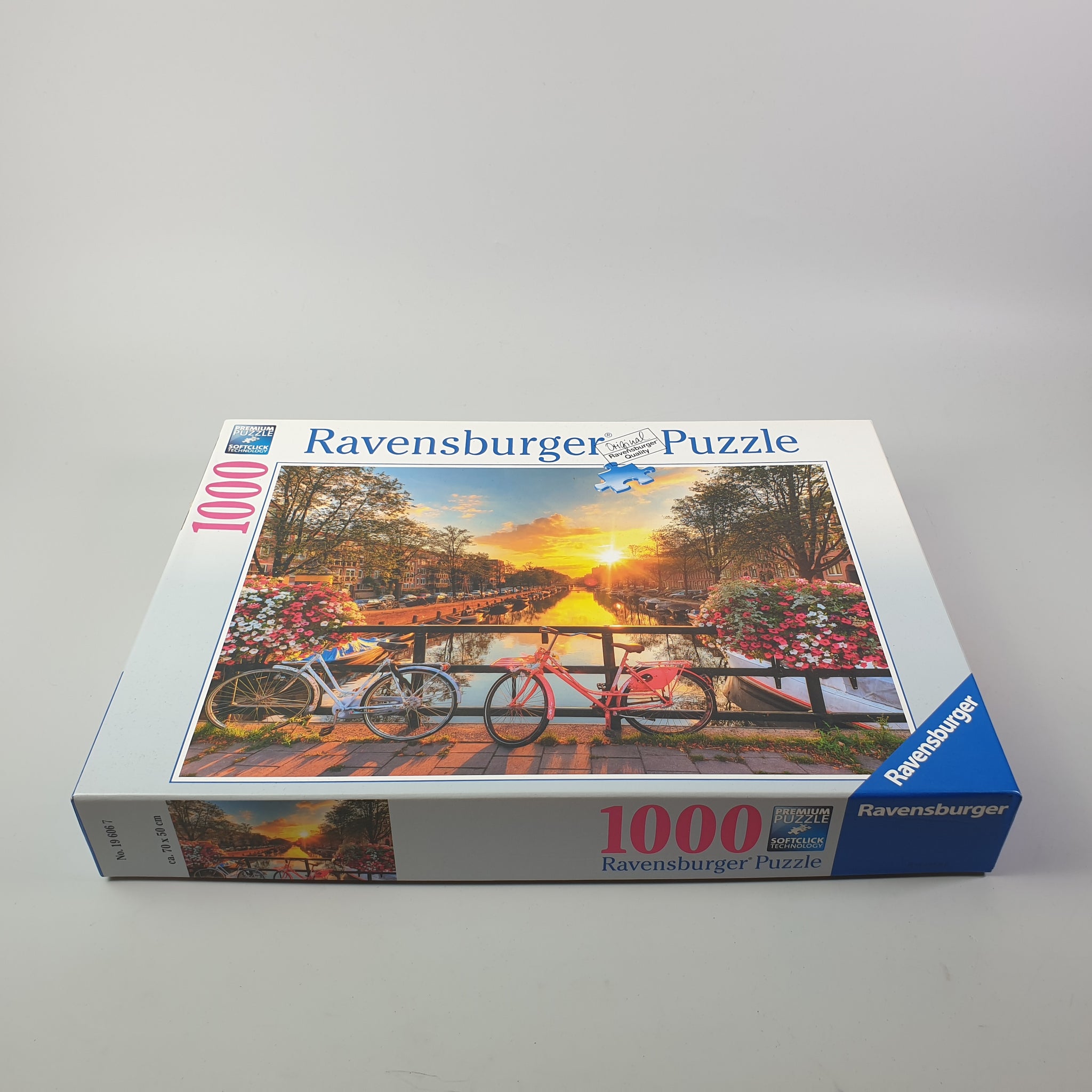 Ravensburger Puzzle Amsterdam Fahrräder, 1000 Teile, ab ca. 10 Jahre 70x50cm Bun