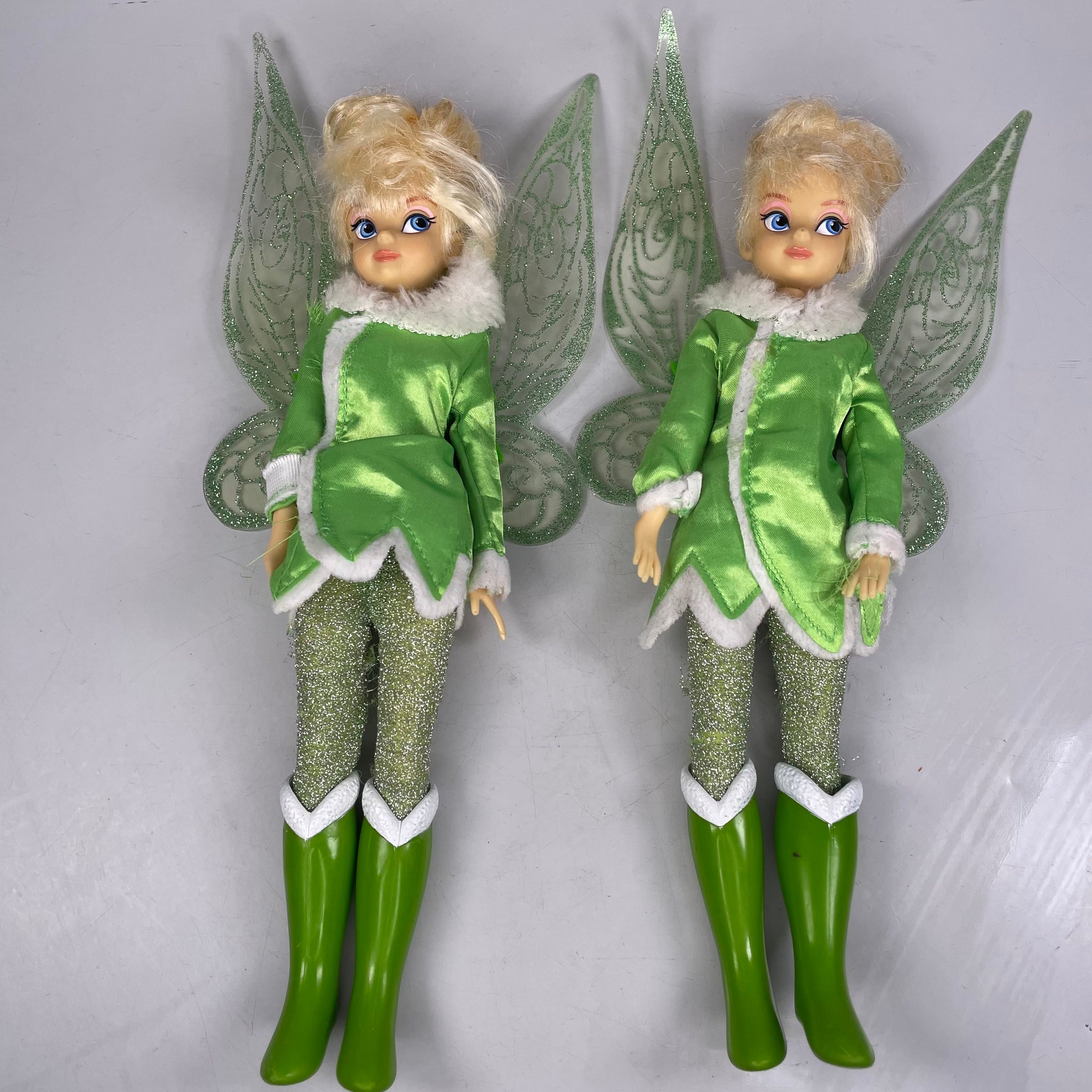 Disney Tinkerbell Flatterflügel Puppen, 2 Feen, grün